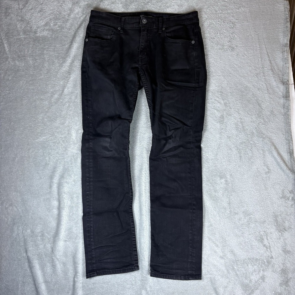 BKE Mason Jeans Mens 32x32 (Fits 34x31) Black Slim‎ Fit Denim Stretch